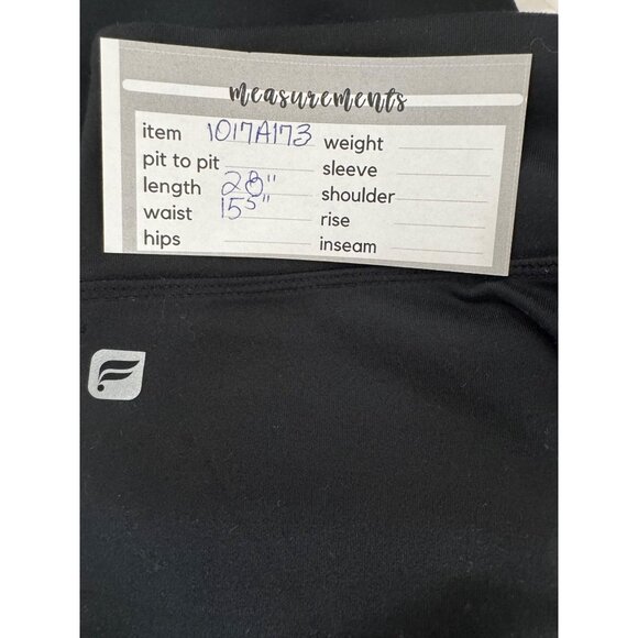 NWT Fabletics Large Womens Black High-Rise Leggings - Picture 7 of 9